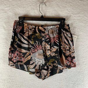 Midnight Bakery Women's Floral Sleep Short‎ Pajama Size M NWT 8268